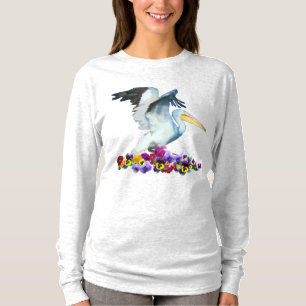 pansieën en T-shirt voor de pelikanen