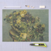 Pansiepakket op een kleine tafel van Van Gogh Tissuepapier (Craft)