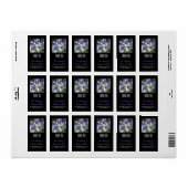 Pansies 2 Aangepaste reeks Dank u wel Etiket (Full Sheet)