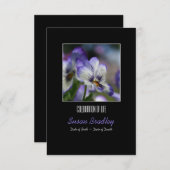 Pansies 3 Herdenking van de levensdenkdienst Kaart (Voorkant / Achterkant)