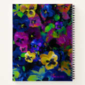 "Pansies" [abstract 2] Notitieboek (Achterkant)
