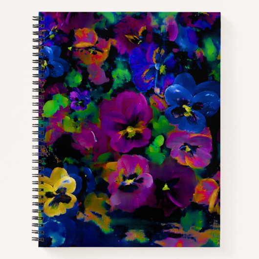 "Pansies" [abstract 2] Notitieboek (Voorkant)