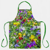 Pansies Apron Schort (Voorkant)