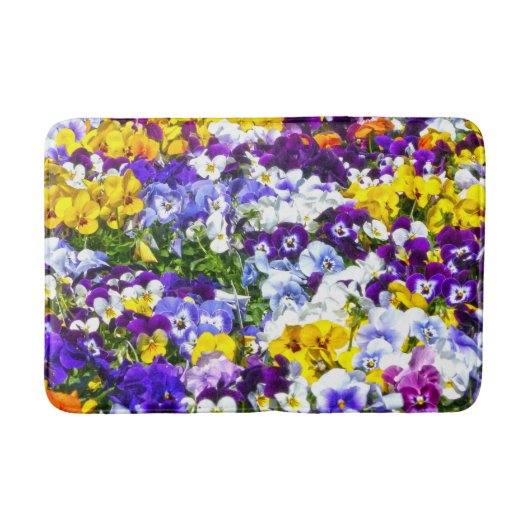 Pansies Badmat (Voorkant)