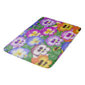 Pansies Bath Mat (Gekanteld)
