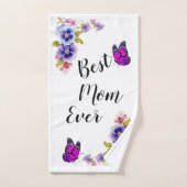 Pansies Beste Mam-handdoekset Bad Handdoek (Handdoek)