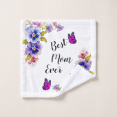 Pansies Beste Mam-handdoekset Bad Handdoek (Wasdoekje)