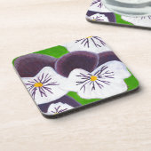 Pansies Bier Onderzetter (Linkerzijde)