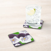 Pansies Bier Onderzetter (Rechterzijde)