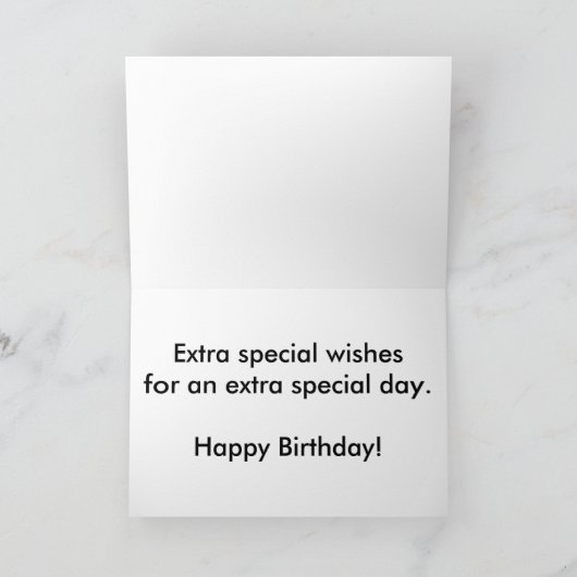 Pansies Birthday Kaart (groot afdrukken) (Binnen)