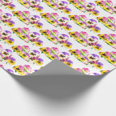 Pansies Bloemen Pansy Gift Wrap  Cadeaupapier (Hoek)