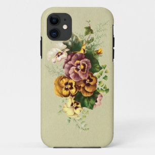  Pansies Bouquet iPhone 11 Hoesje