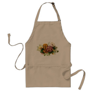 Pansies Bouquet Standaard Schort