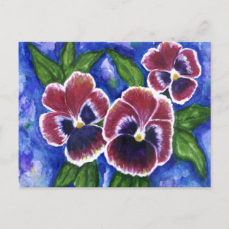 Pansies Briefkaart
