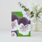 Pansies Briefkaart (Staand voorkant)