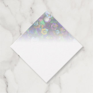 Pansies cadeau label [paarse]