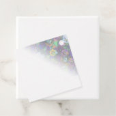 Pansies cadeau label [paarse] (In situ)