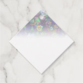 Pansies cadeau label [paarse] (Voorkant)