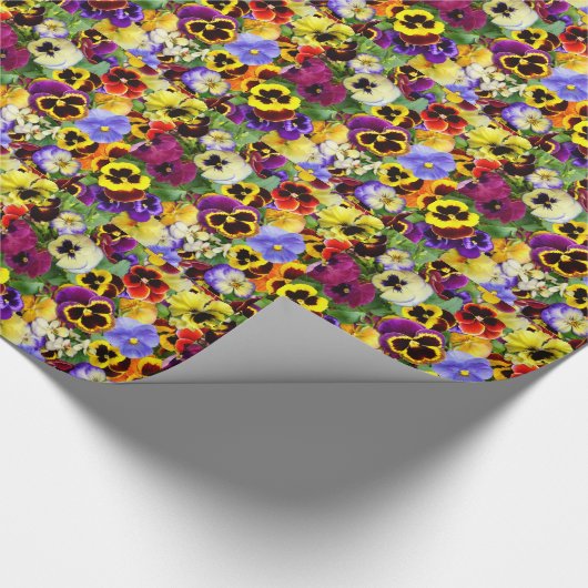  Pansies Cadeaupapier (Hoek)