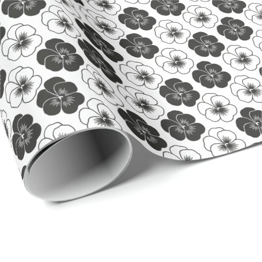 Pansies Cadeaupapier (Rol Hoek)