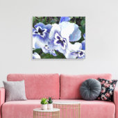 PANSIES CANVAS AFDRUK (Insitu (Woonkamer))