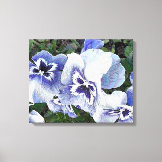 PANSIES CANVAS AFDRUK (Voorkant)