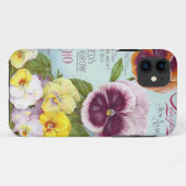  Pansies Case-Mate iPhone Case (Achterkant (horizontaal))