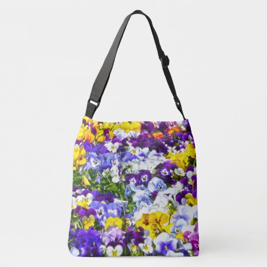 Pansies Crossbody Tas (Achterkant)