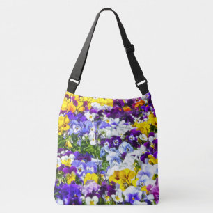 Pansies Crossbody Tas