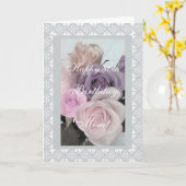 Pansies - de 80ste verjaardag van de Moeder Kaart (Gele Bloem)