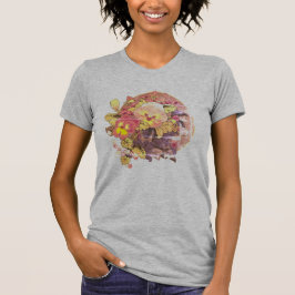 Pansies Design T-shirt