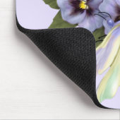 Pansies en libellen muismat (Hoek)