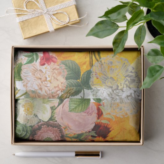 PANSIES EN STROMEN GARDEN Tissue Paper Tissuepapier (Geschenk)