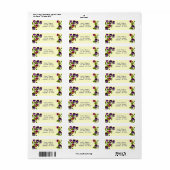 Pansies en  Violas Labels (Full Sheet)