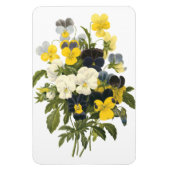 Pansies en Viooltjes Vintage Kunst Magneet (Verticaal)