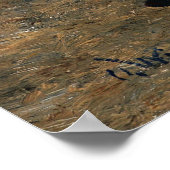 Pansies en vlinders, wijsvinger poster (Hoek)