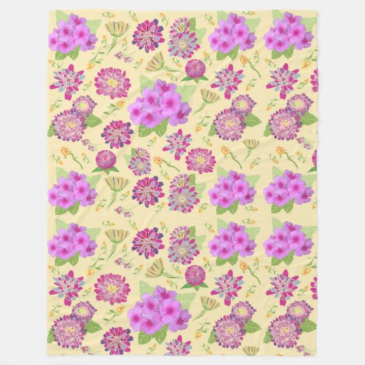 Pansies Floral Deken (Voorkant)