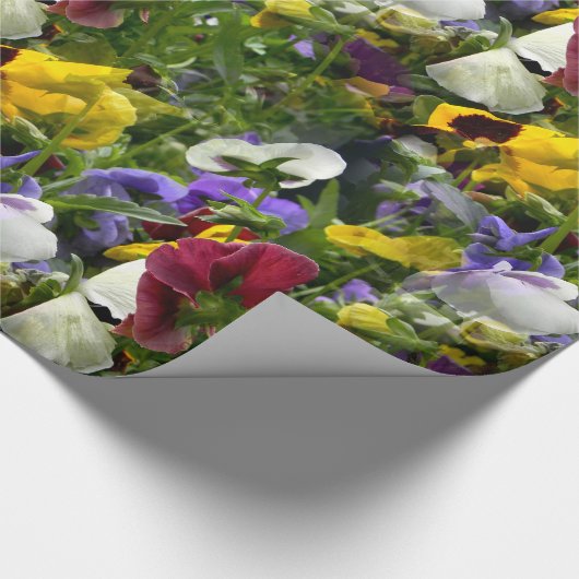 Pansies Forever... Cadeaupapier (Hoek)