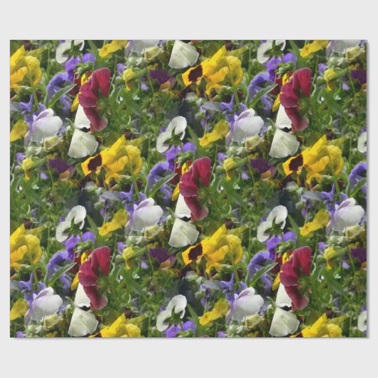 Pansies Forever... Cadeaupapier (Vlak)