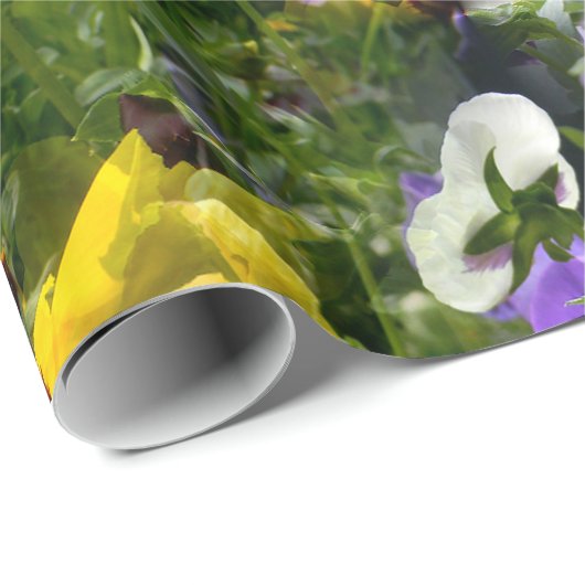 Pansies Forever... Cadeaupapier (Rol Hoek)