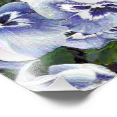 PANSIES FOTO AFDRUK (Hoek)