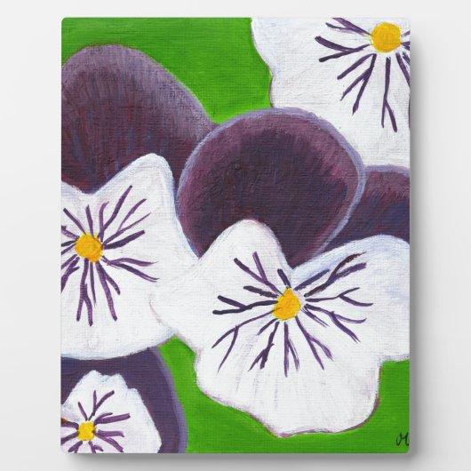 Pansies Fotoplaat (Voorkant)