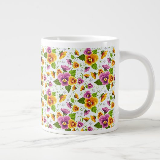Pansies Grote Koffiekop (Rechts)