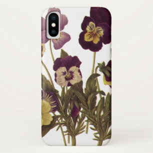  Pansies in Bloom, Floral Garden Flowers iPhone X Hoesje