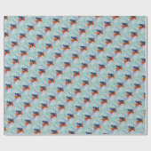 PANSIES IN EEN TEACUP CADEAUPAPIER (Vlak)