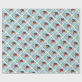 PANSIES IN EEN TEACUP WRAPPINGPAPIER CADEAUPAPIER (Vlak)