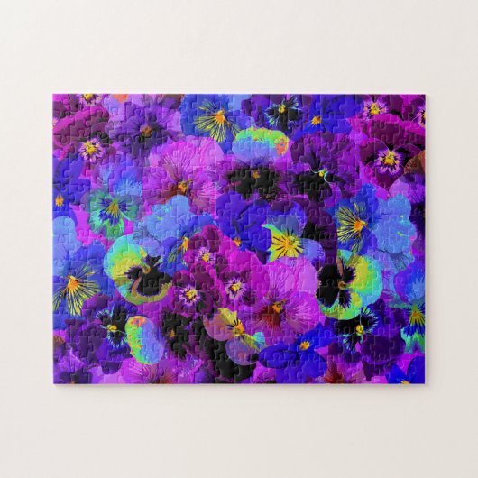 Pansies Jigzaag Puzzle Legpuzzel (Horizontaal)