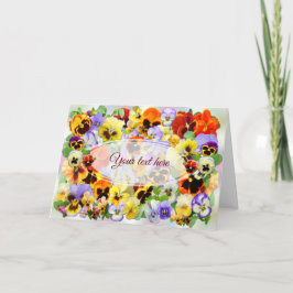  Pansies kaart voor elke gelegenheid