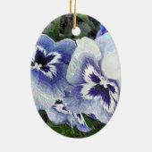 PANSIES KERAMISCH ORNAMENT (Achterkant)