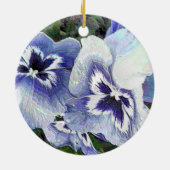 PANSIES KERAMISCH ORNAMENT (Achterkant)